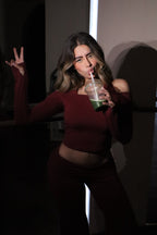 Burgundy Set vino tinto - Closet Club